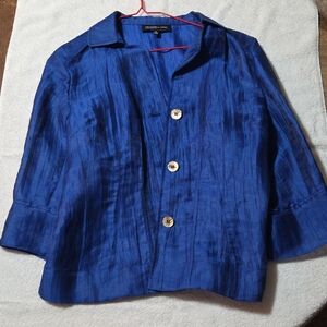 Jones New York Vibrant Blue Women's Blazer